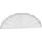 Ekena Millwork Elliptical Sunburst Architectural Grade PVC Pediment, 76"W x 20"H x 2"P PEDPS076X200ELL01 - alternate 1